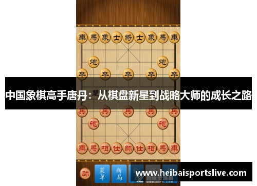 中国象棋高手唐丹：从棋盘新星到战略大师的成长之路